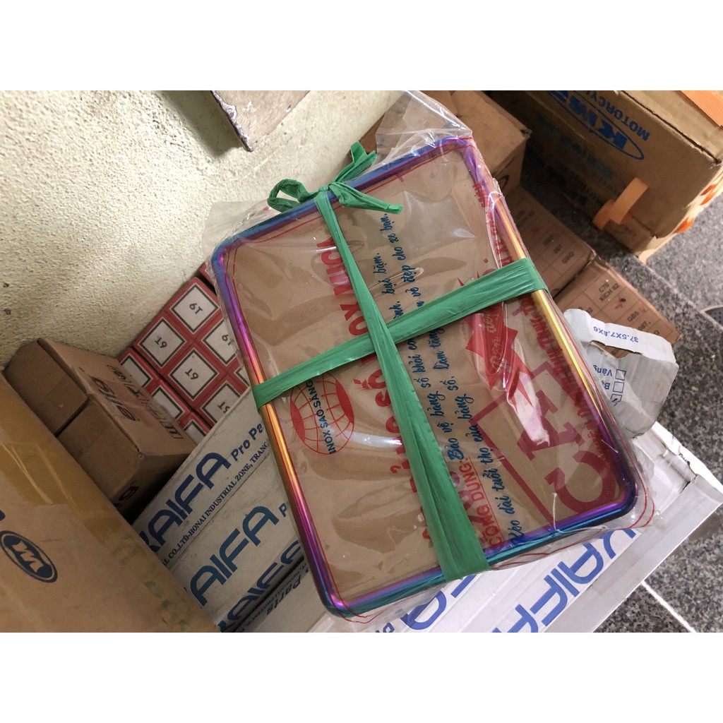 Biển số xe máy cao cấp/ 7 màu titan chất lượng cao