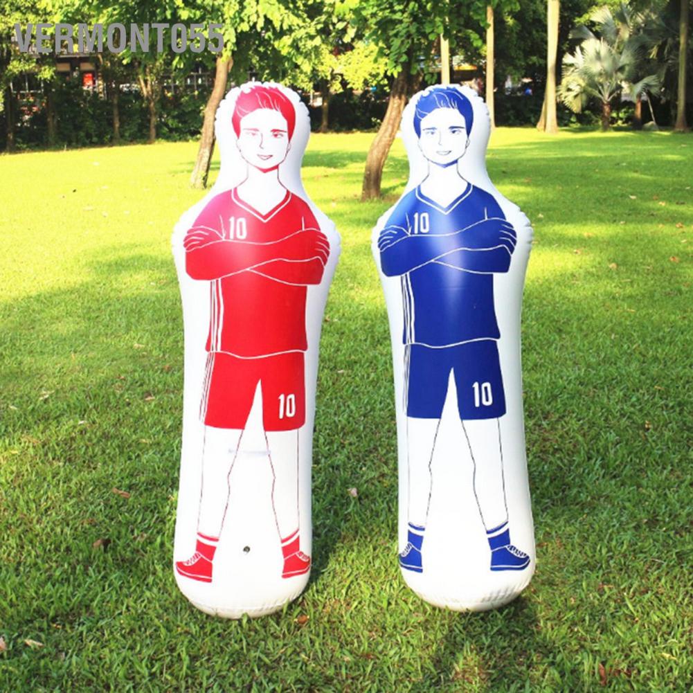 Có thể bán buôn Đào tạo bóng đá bơm hơi Dummy Tumbler Soccer 0,35m PVC Boxing Punching Bag 40x160cm Vermont055 Hàng giao ngay