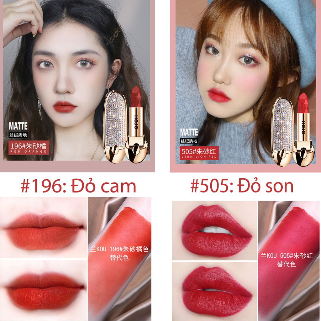 Son Lì HOJO Đính Hạt Lấp Lánh Có Gương Soi | BigBuy360 - bigbuy360.vn