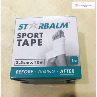 Băng vải thể thao STARBALM SPORTS TAPE  bảo vệ và hỗ trợ khớp