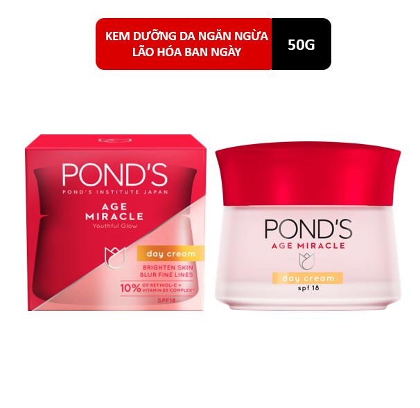 Kem chống lão hóa cao cấp Pond's Age Miracle ban ngày 50g