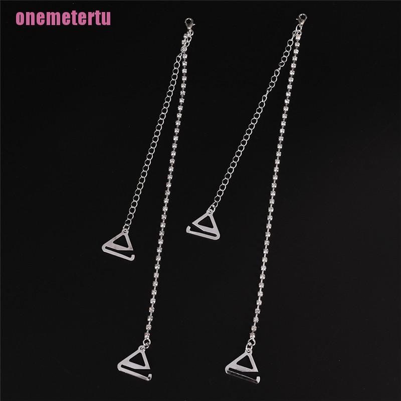 [ONE] 1 Cặp Dây Áo Ngực 1 / 2 Đính Đá Pha Lê Gợi Cảm