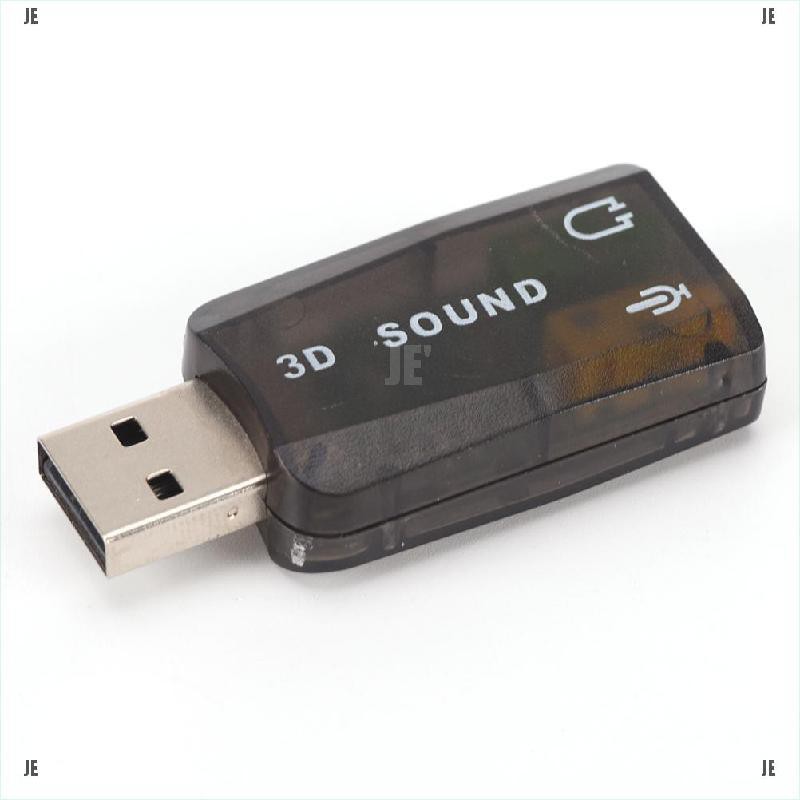 Đầu Chuyển Đổi Âm Thanh Usb Sang Tai Nghe 3D 3.5mm Tiện Dụng