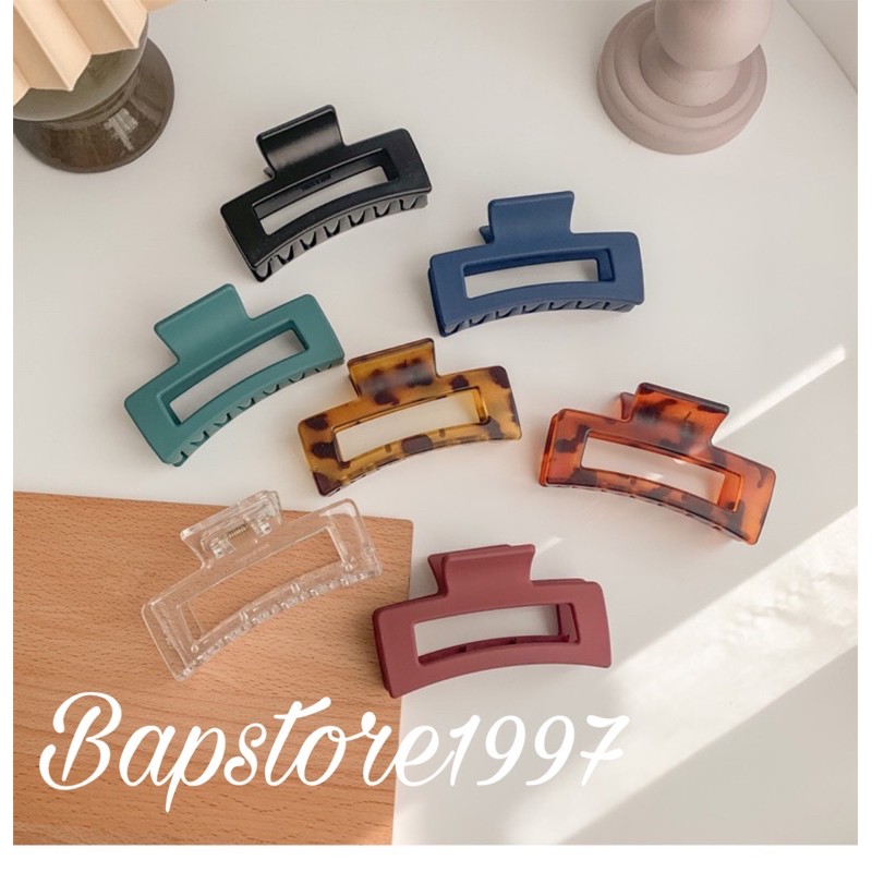 Kẹp tóc nữ vuông phong cách  Hàn Quốc xinh xắn , dễ thương