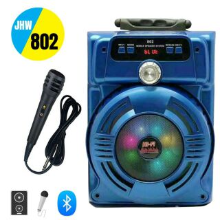 Loa bluetooth jhw - 802/801. bảo hành 3 tháng tặng kèm micro