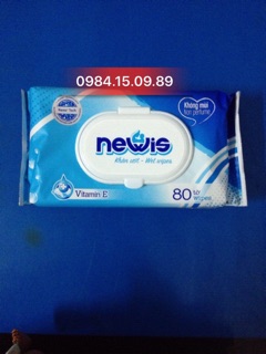 KHĂN ƯỚT NEWIS LOẠI 80 TỜ