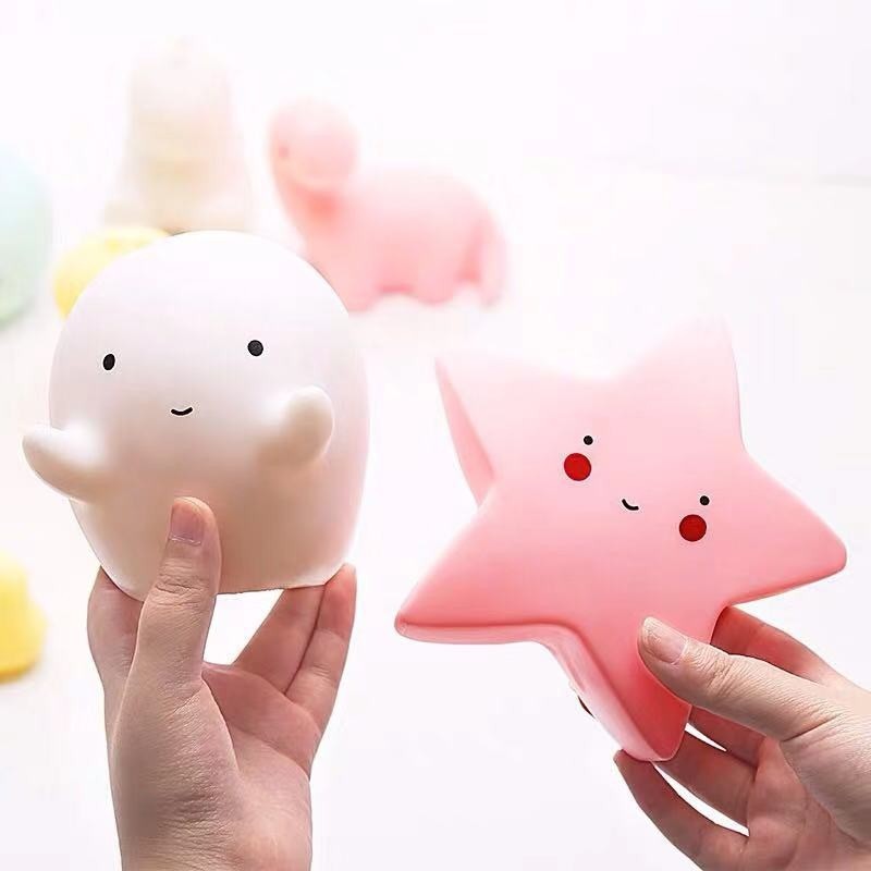 Đèn led kiểu đám mây/ ngôi sao cổ tích kèm pin phong cách hoạt hình trang trí cho phòng ngủ của bé