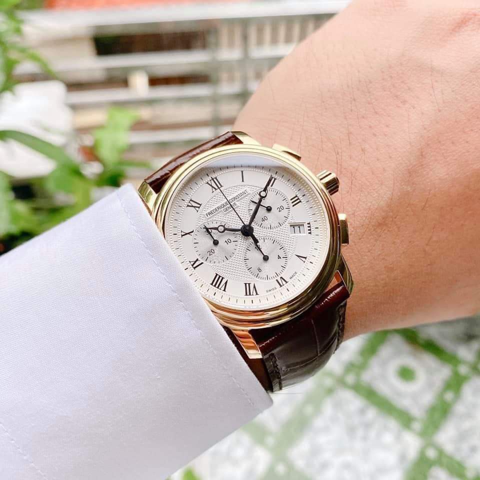 ĐỒNG HỒ NAM  Frederique Constant GMT FC DRESS WATCH