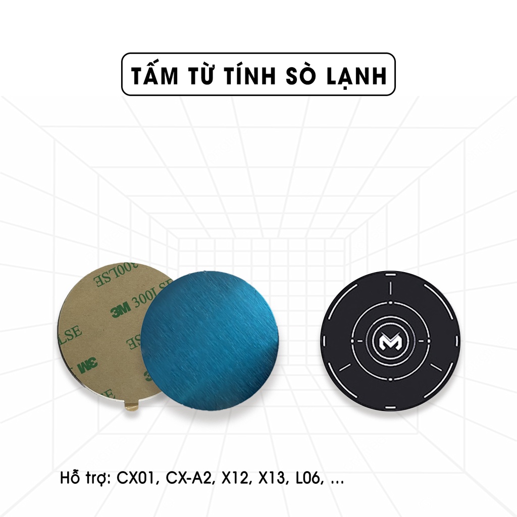 Miếng dán từ tính cho quạt tản nhiệt điện thoại MEMO lực hút từ tính mạnh dành cho cx01, cx02, cx-a2, X12, X13, L06