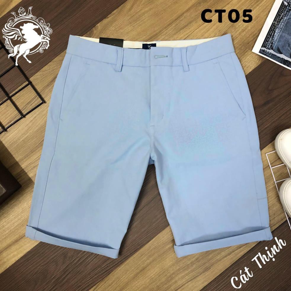 Quần Short Tây Âu, Quần Short Lửng Nam Chất Vải Cotton mè  ྇