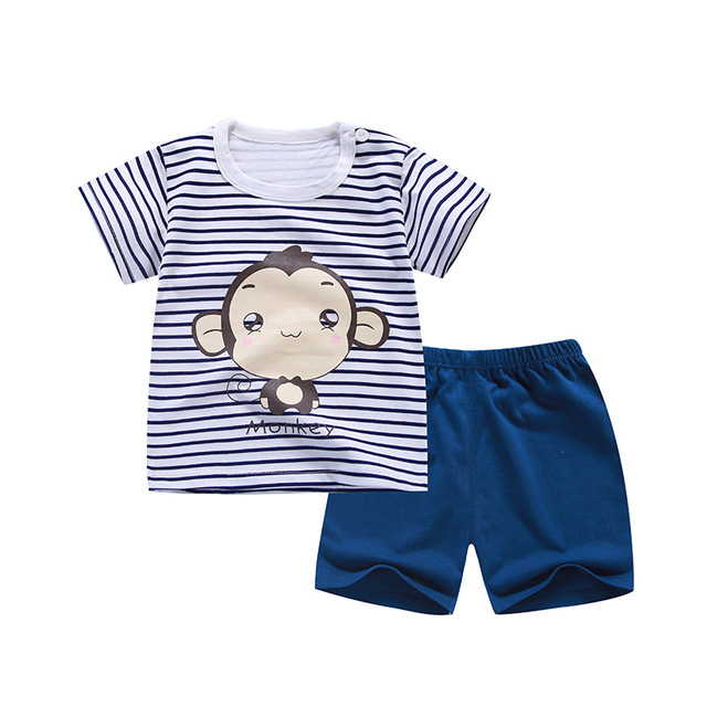 Set Áo Thun Tay Ngắn &amp; Quần Short Cho Bé Gái