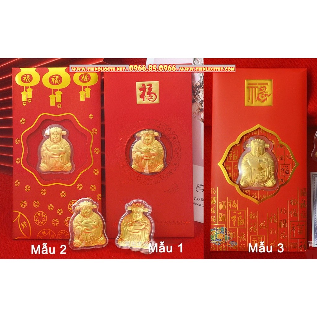 Bao lì xì thần tài 2022 Nhâm dần