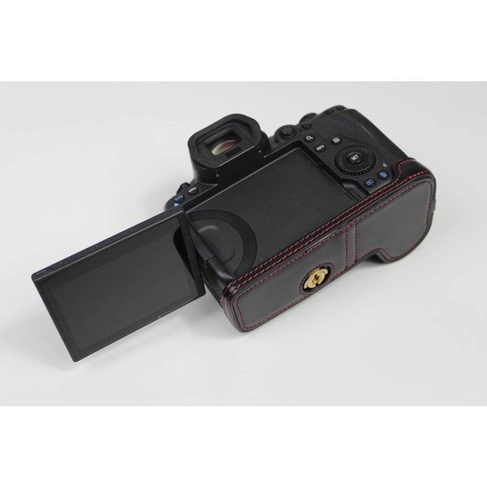 Túi Da Pu Đựng Máy Ảnh Canon EOS R RP R5 R6 M200 M50 M6 G5X 6D Mark II 6D2 G5XM2 M50II M6II