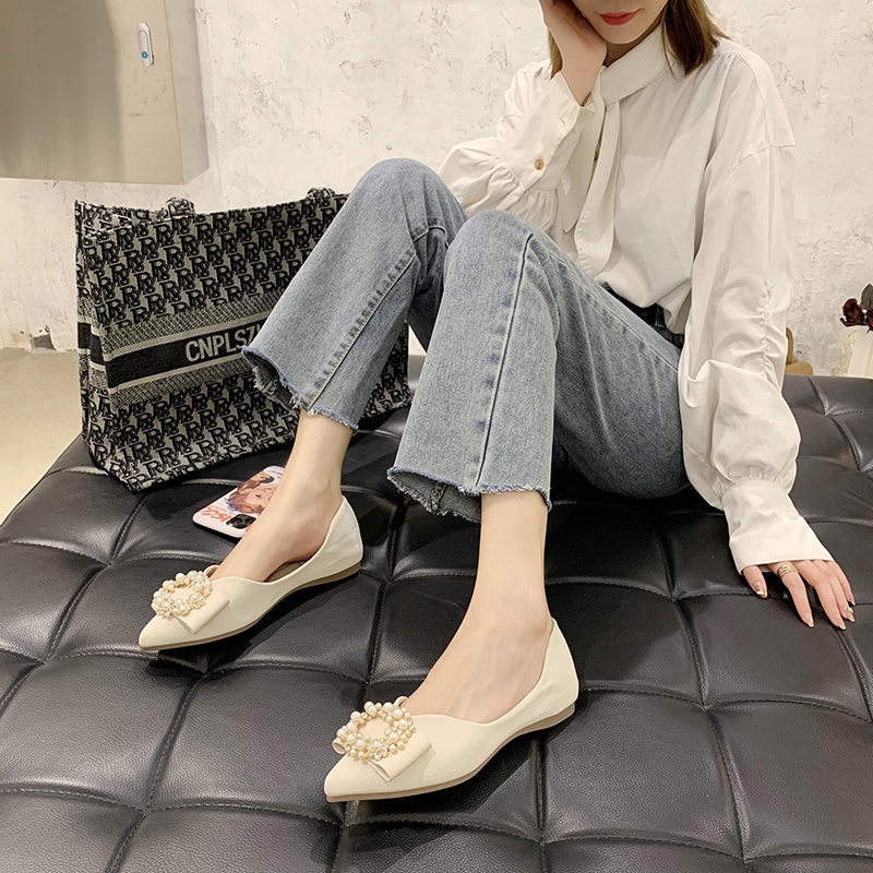 Giày Búp Bê Đế Nhựa Mềm Chống Rơi Thời Trang Cho Nữ 5000 | BigBuy360 - bigbuy360.vn