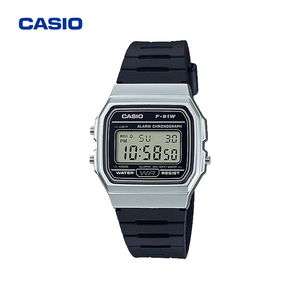 Đồng hồ nam Casio F-91WM chính hãng - Bảo hành 1 năm, Thay pin miễn phí trọn đời