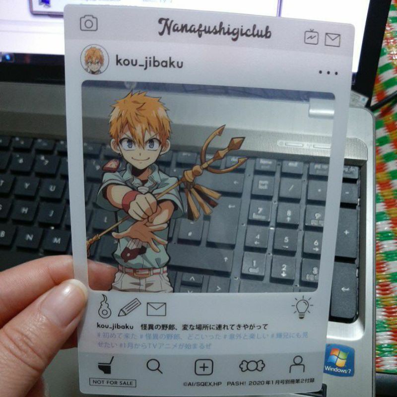 thẻ card nhựa hanako kun 2020