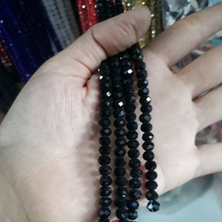 20viên pha lê đen 6mm