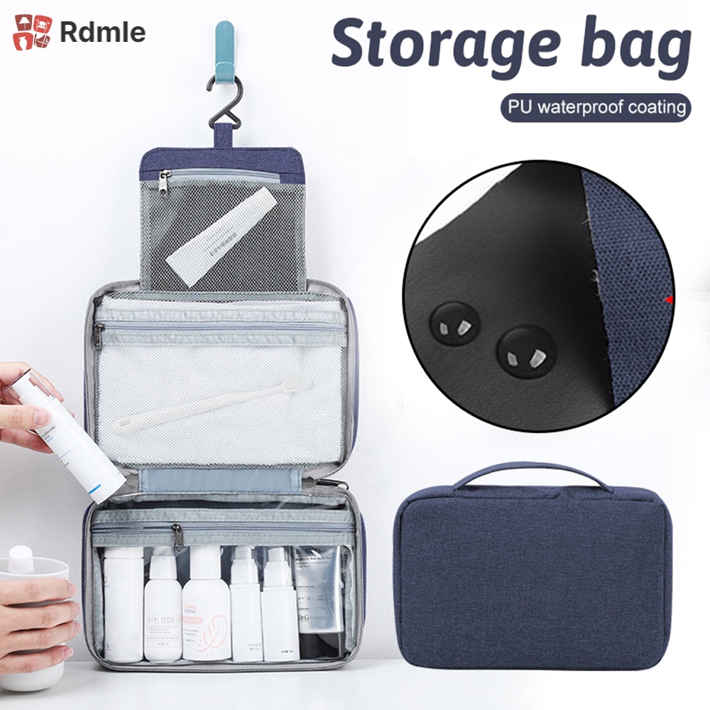 Túi Đựng Mỹ Phẩm Di Động Đa Chức Năng Chống Thấm Nước Sức Chứa Lớn Có Thể Gập Lại Làm Quà Tặng Tuyệt Vời Cho Nam