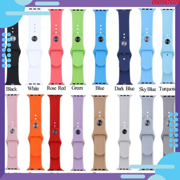 Dây đeo Apple Watch cao cấp Full màu, size