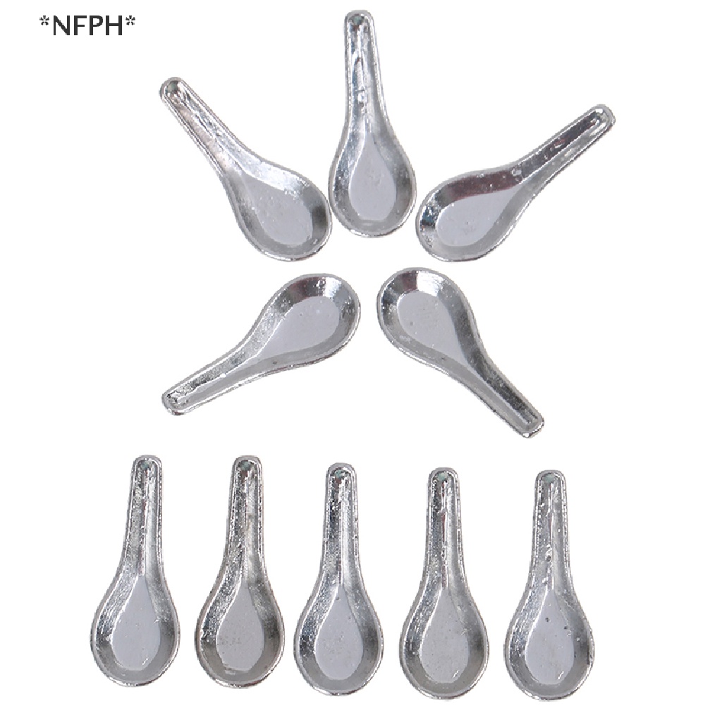 Bộ 10 Muỗng Súp Đồ Chơi Búp Bê Cỡ 1 / 12