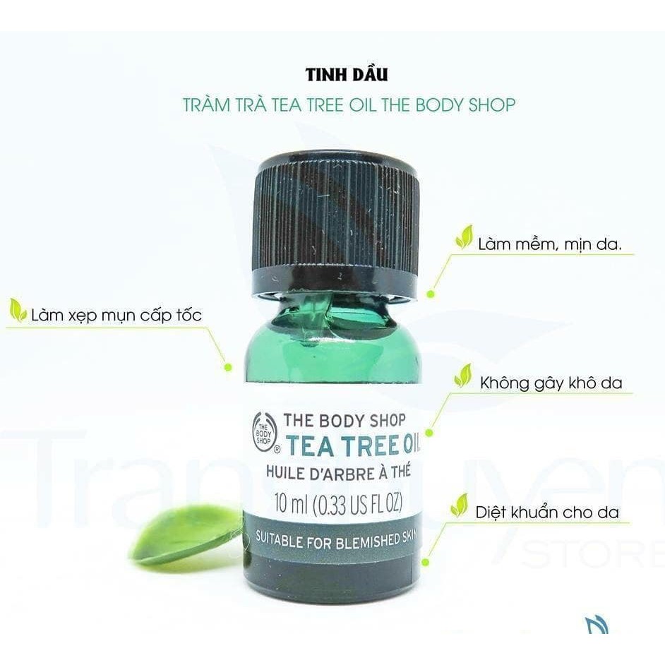 Tinh Dầu Tràm Trà [Hết Mụn100%-Hàng auth] Tinh dầu đa năng ngăn ngừa mụn Tea Tree Oil 10ml