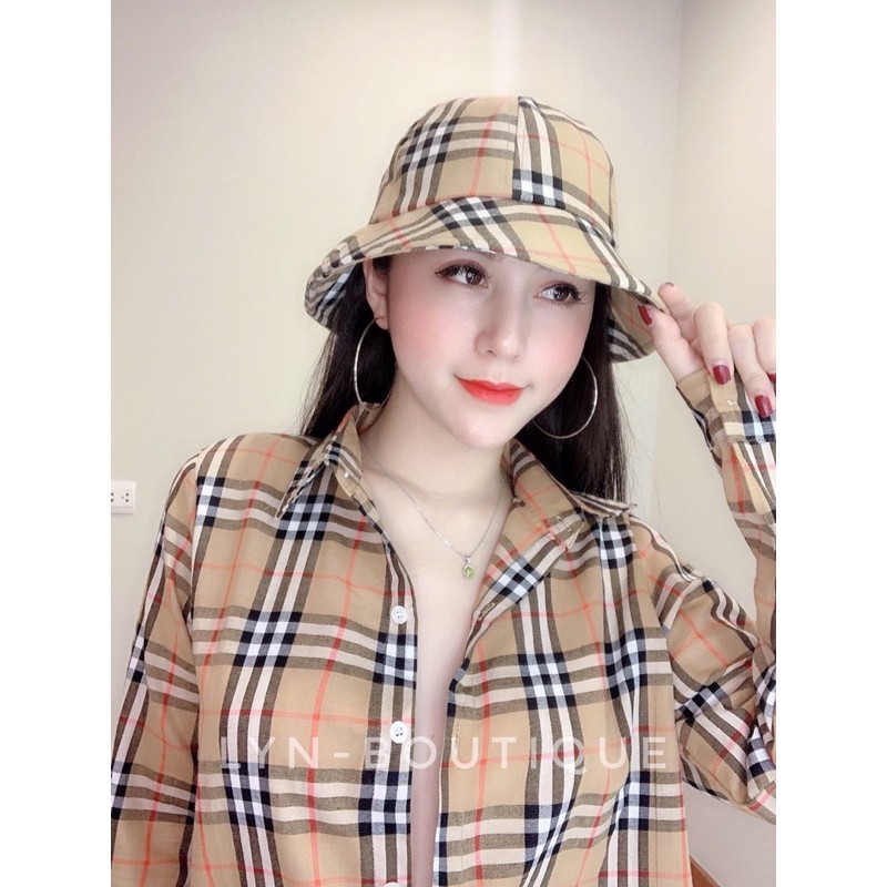 Mũ buberry super ảnh thật shop chụp