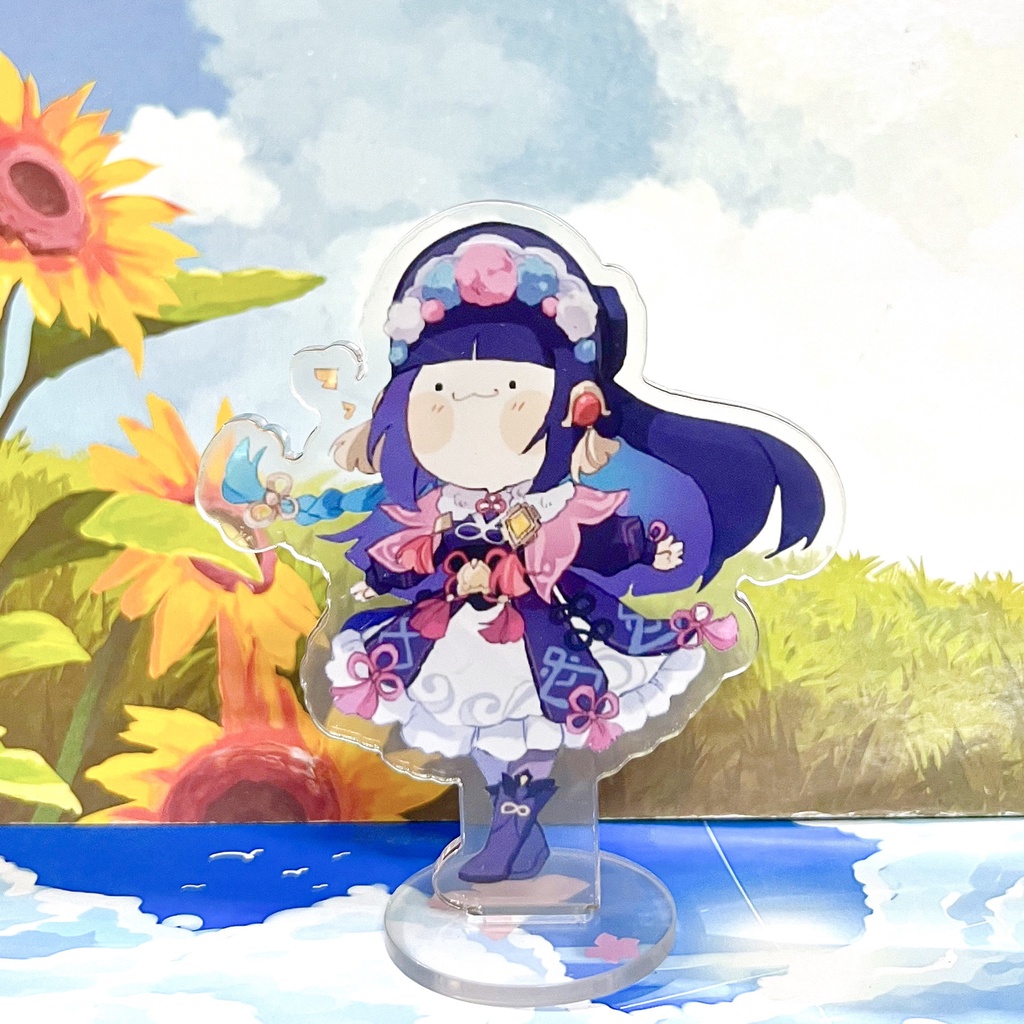 Mô hình Genshin Impact tượng acrylic standee game mica chibi trang trí trưng bày mô hình