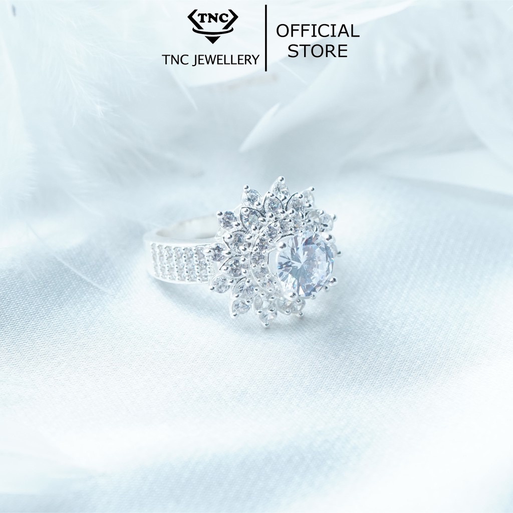Nhẫn Nữ Bạc Ta 995 The Sun Sang Trọng Dành Cho Nữ