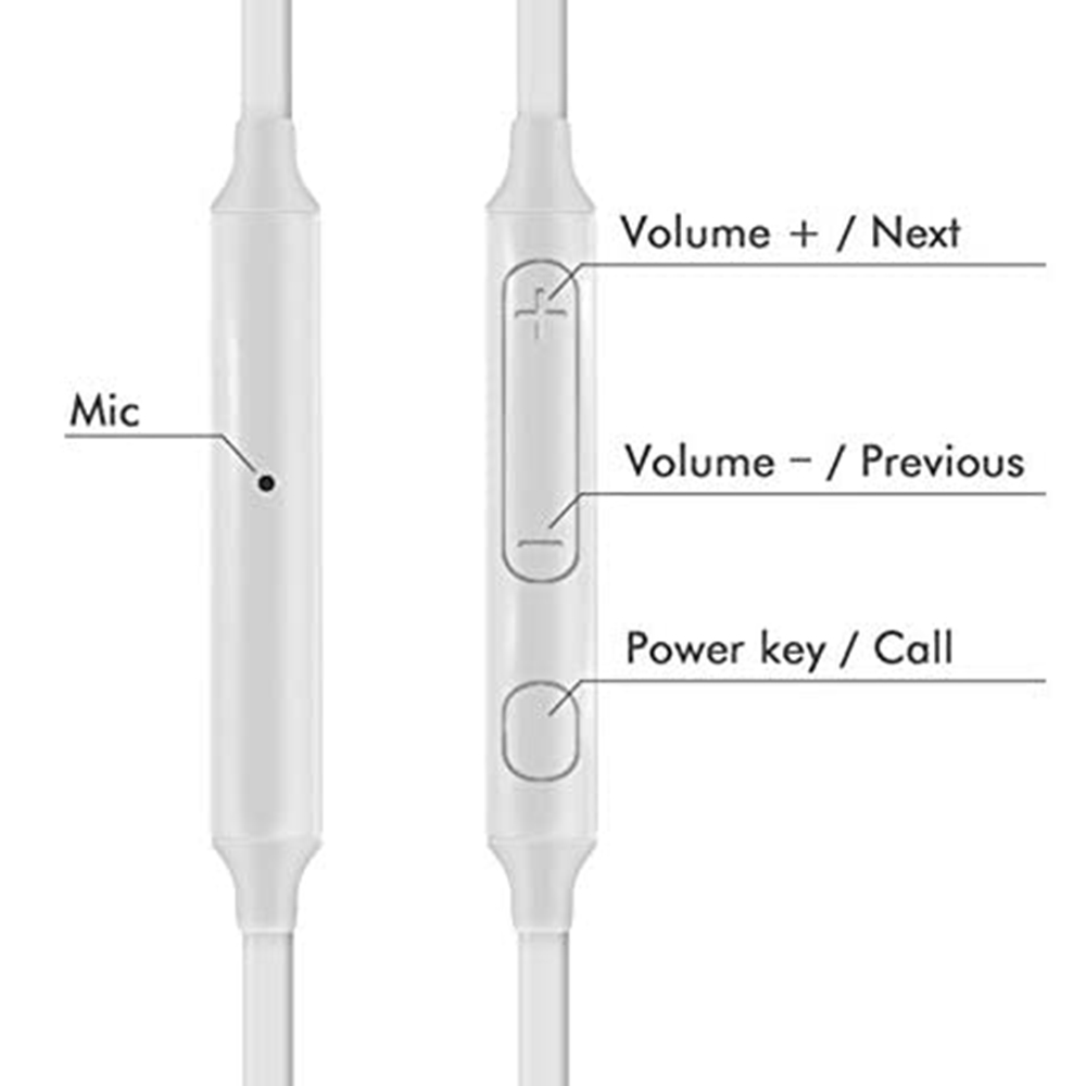 Tai Nghe Nhét Tai Jack 3.5mm Có Mic Cho Samsung Galaxy S6 / S7 / S8 Note 4 / 5 / 7