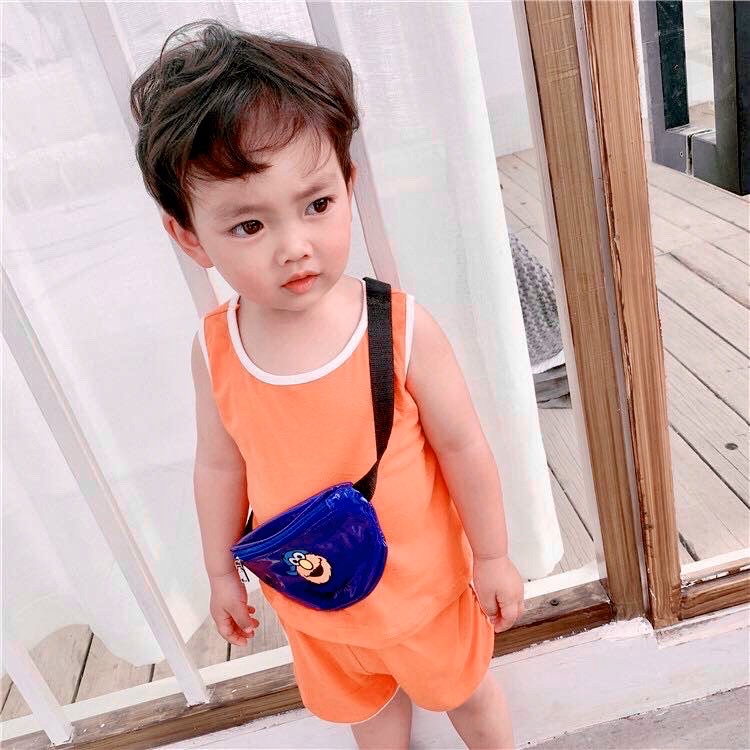 Lyvyshop - (Thanh lý lẻ ri) Bộ quần áo sát nách bé trai, bé gái từ 09-20kg