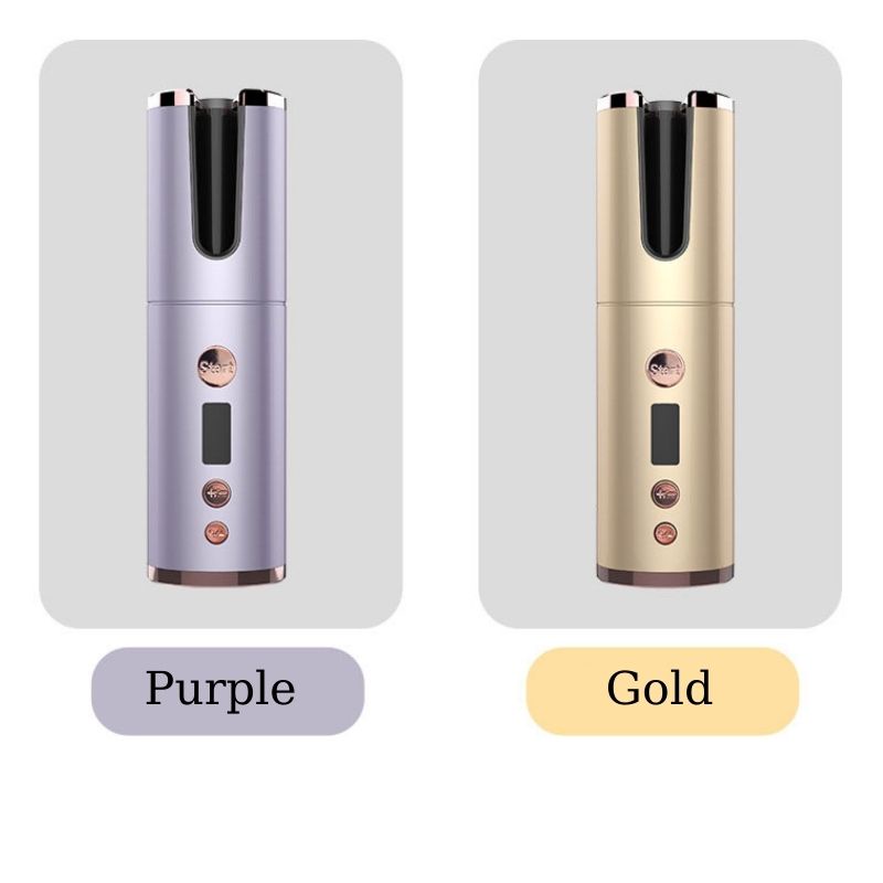 Máy uốn tóc xoăn tự động không dây pin 4000 Mah đường kính uốn 28mm - AKIO Mart