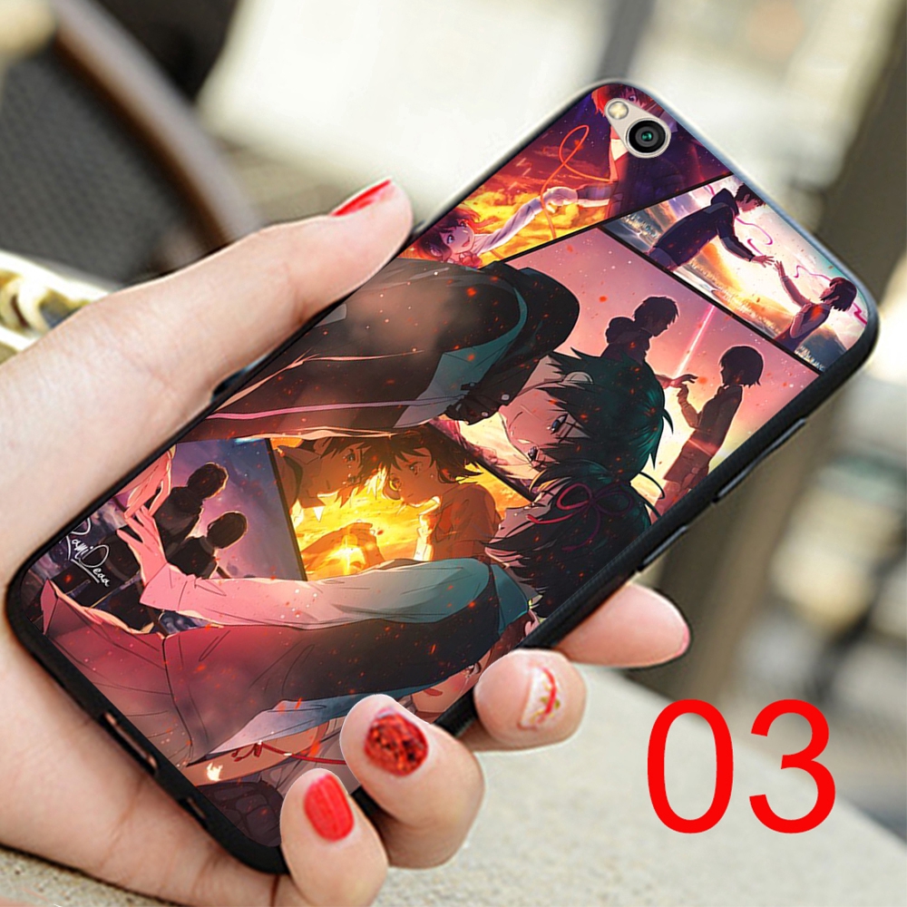 Ốp lưng in Anime Your Name nhiều mẫu mã cho điện thoại Xiaomi Redmi Note 6 Pro 5 5A Pro Prime 4 4x 5 Plus