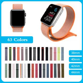 Dây Đeo Sợi Nylon Cho Đồng Hồ Thông Minh Apple Watch Series 5 / 4 / 3 / 2 / 1 Iwatch 38mm 40mm 42mm 44mm