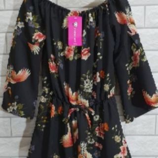 Jumpsuit hoa dfi biển