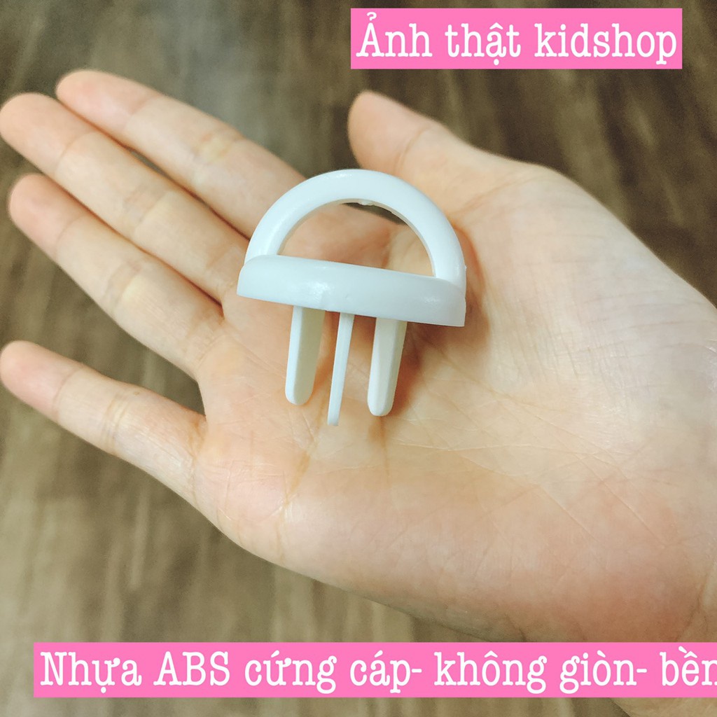 [RẺ NHẤT- TỐT NHẤT] Set 5 bịt ổ điện 2 chân, 3 chân cao cấp giữ an toàn cho bé, giá rẻ nhất SP061