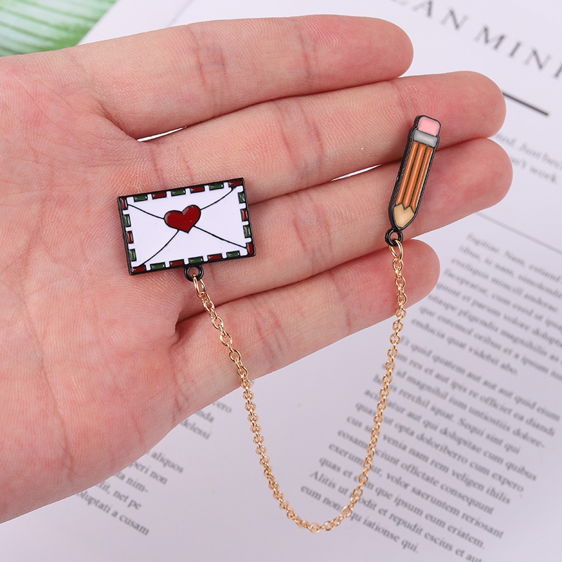 Huy hiệu cài áo thiết kế động vật/ đồ vật hoạt hình đáng yêu