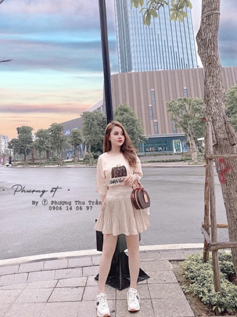 CHÂN VÁY XOÈ DẬP LY QUẢNG CHÂU MS14221