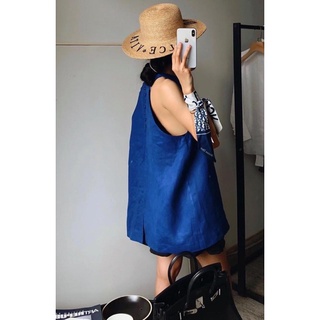áo linen nút bọc #linen #freesize