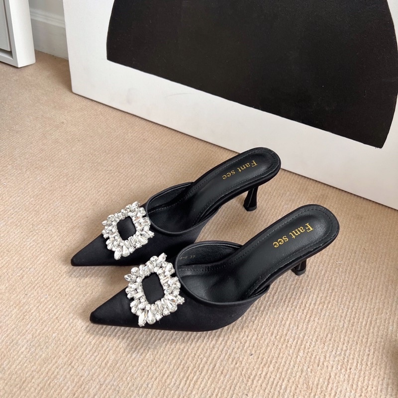 SORAMI.SHOES-Sục đính đá sang chảnh siêu xinh thời trang nữ tính