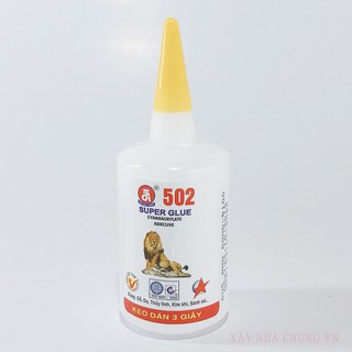 Keo dán 502 cao cấp chai lớn
