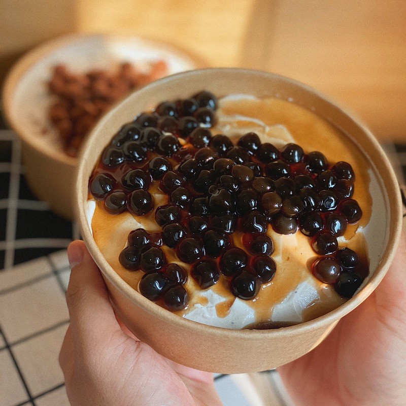 Bánh trà sữa trân châu đường đen - MLEM FOOD ( chỉ ship nội thành HCM )