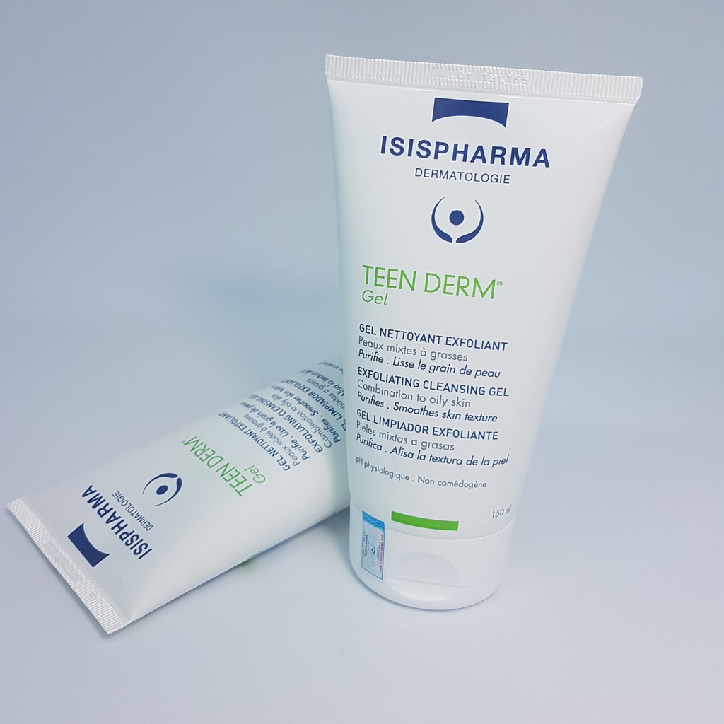 Teen Derm Gel Isis Pharma Sữa Rửa Mặt Giảm Nhờn, Ngừa Mụn 40mL/150Ml <Chính hãng> | BigBuy360 - bigbuy360.vn