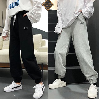 Quần Jogger Spun màu đen / màu xám - Quần thun thể thao nam nữ