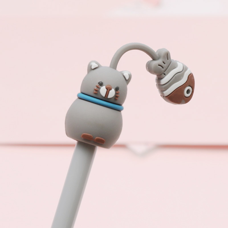 Bút Gel Cỡ Nhỏ Họa Tiết Thú Cưng Dễ Thương Sáng Tạo Phong Cách Hàn Quốc