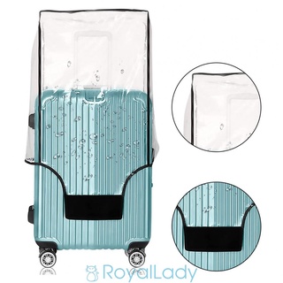 #royallady#travel luggage protector case pvc baggage cover suitcase protective cover 20-30 inch
