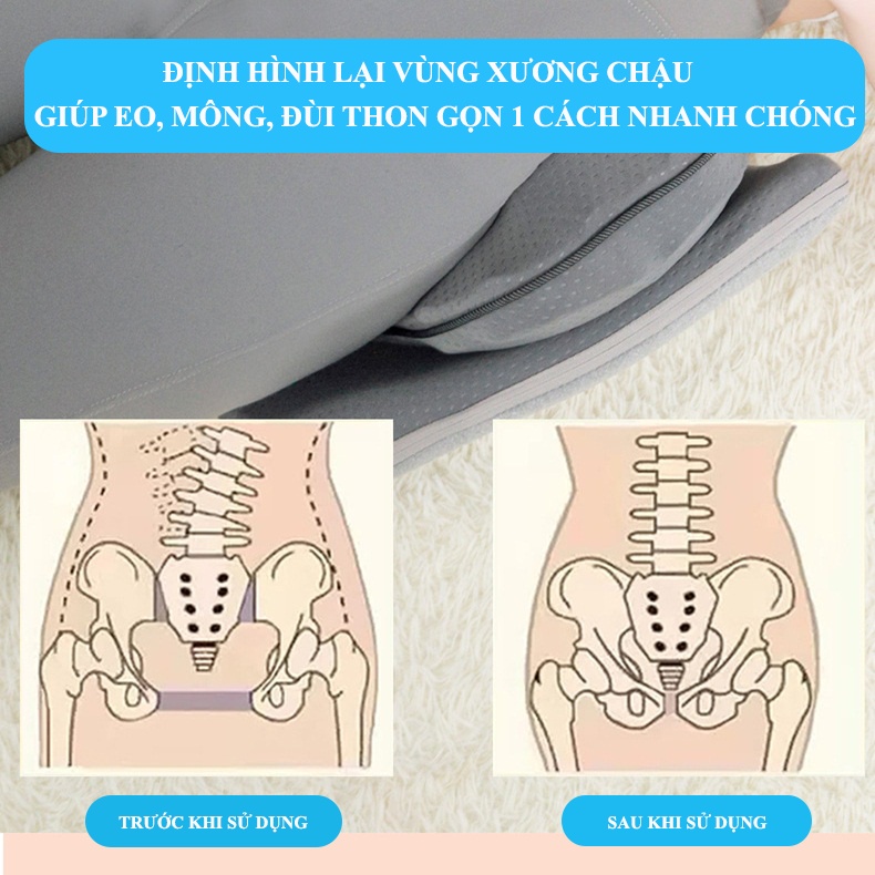 Máy massage đệm tập xương chậu, giúp định hình vòng 3, lấy lại vóc dáng quyến rũ cho phái đẹp