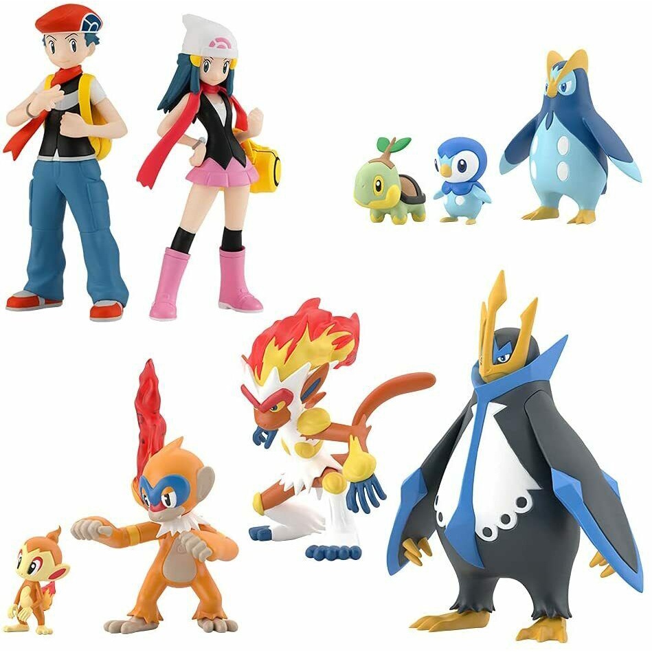 Bộ mô hình BANDAI Pokemon Scale World  1:20 | Set BANDAI Pokemon Scale World Sinnoh Region 2 1/20 Scale Figure