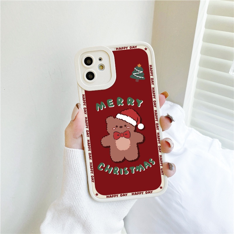 Ốp lưng iphone cạnh vuông lỗ camera gấu nâu 6s/6splus/7/7plus/8/8plus/x/xr/xs/11/12/13/pro/max/plus/promax-Awifi P1-3