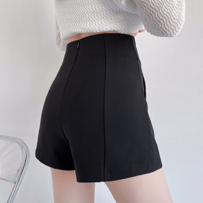 Quần đùi, quần short nữ cạp cao chân dài miên làm Linstore thiết kế | BigBuy360 - bigbuy360.vn