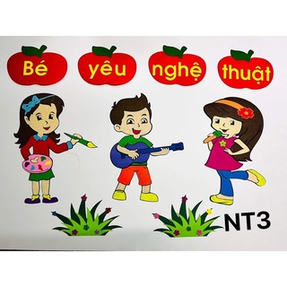 Tranh góc nỉ - Trang góc mầm non - Góc nghệ thuật